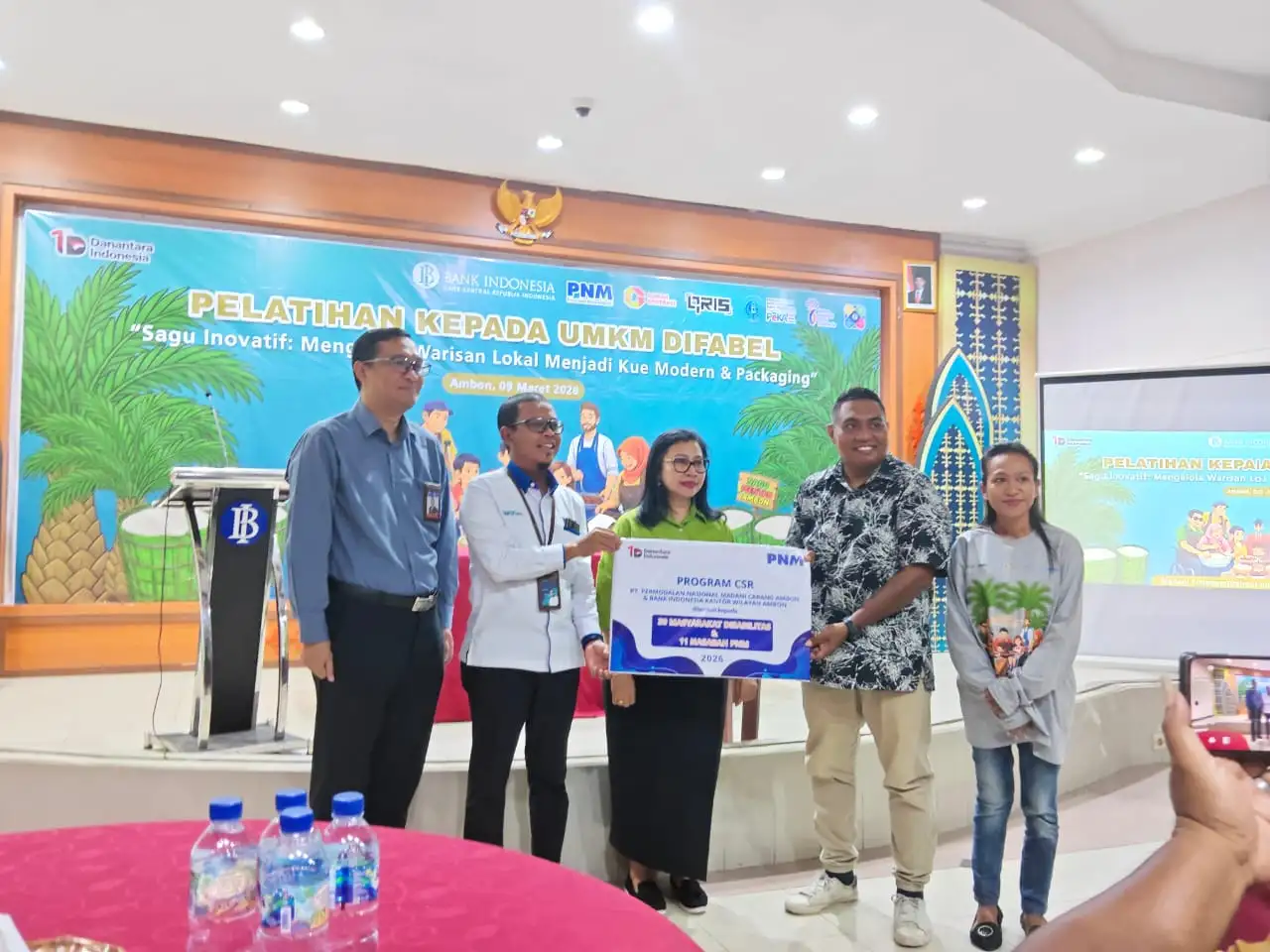 PNM Dorong Difabel Mandiri Secara Ekonomi Lewat Pengembangan Usaha Sagu