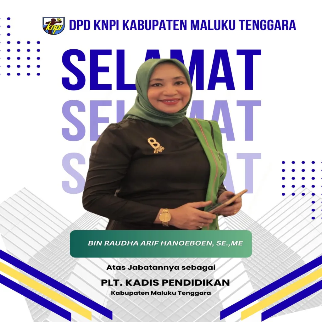DPD KNPI Maluku Tenggara Ucapkan Selamat kepada Plt. Kadis Pendidikan, Dorong Arah Baru Transformasi Pendidikan Daerah