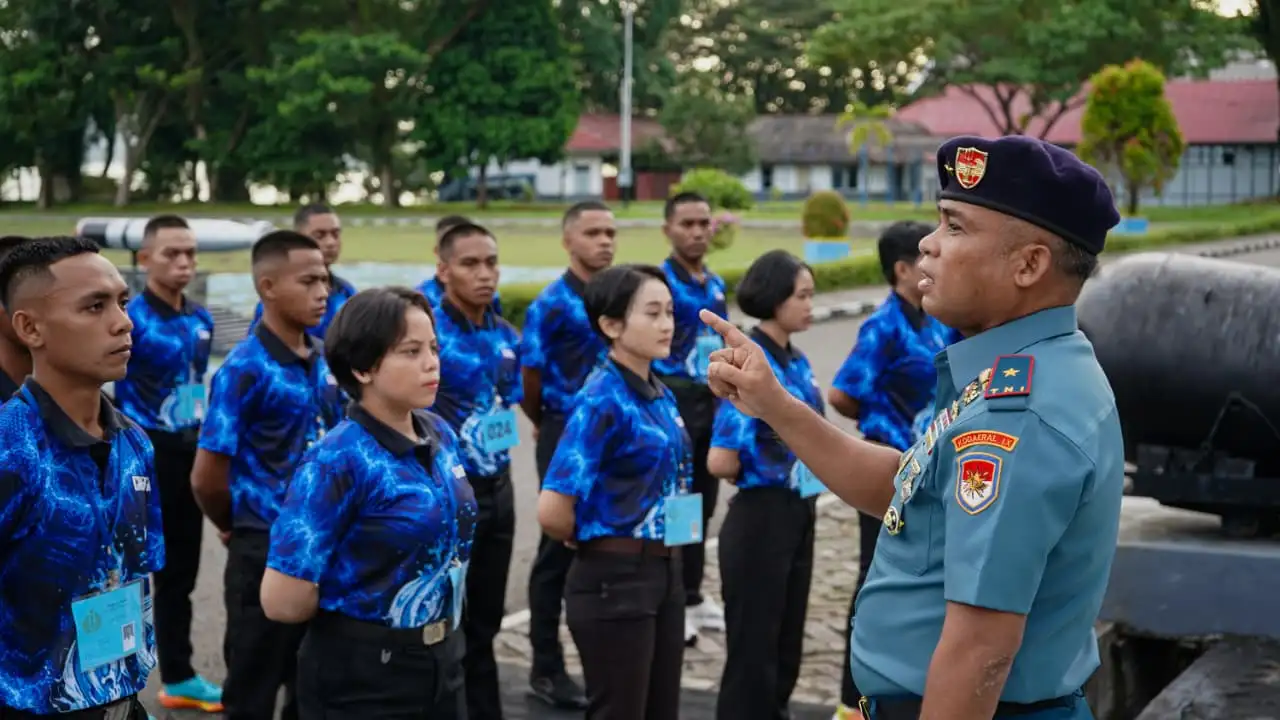 28 Casis Bintara TNl AL Panda Ambon Dilepas Kodaeral lX  Menuju Seleksi Pusat