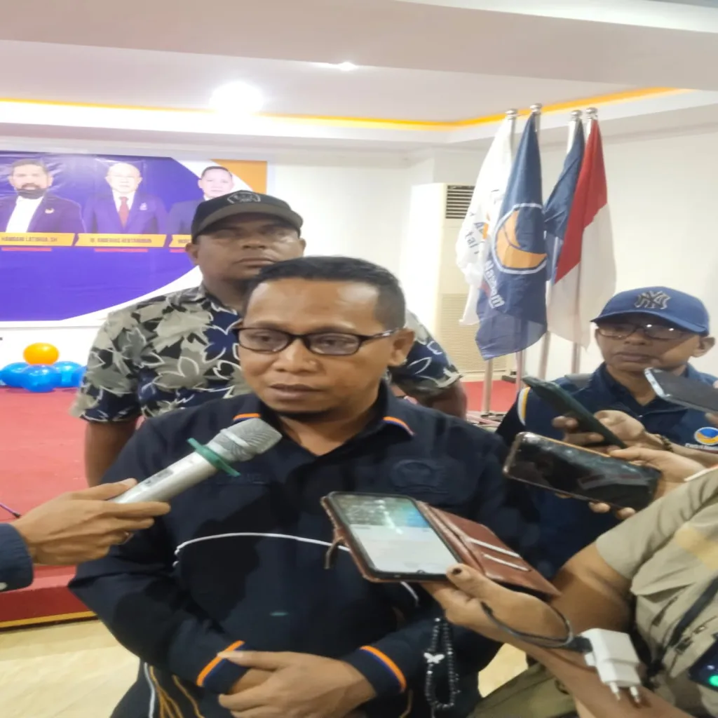 Moritz Tamaela Pastikan Amanah Dari DPP Nasdem Untuk Pertahankan Kemenangan Di Kota Ambon Harus Dijalankan Di Periode Mendatang