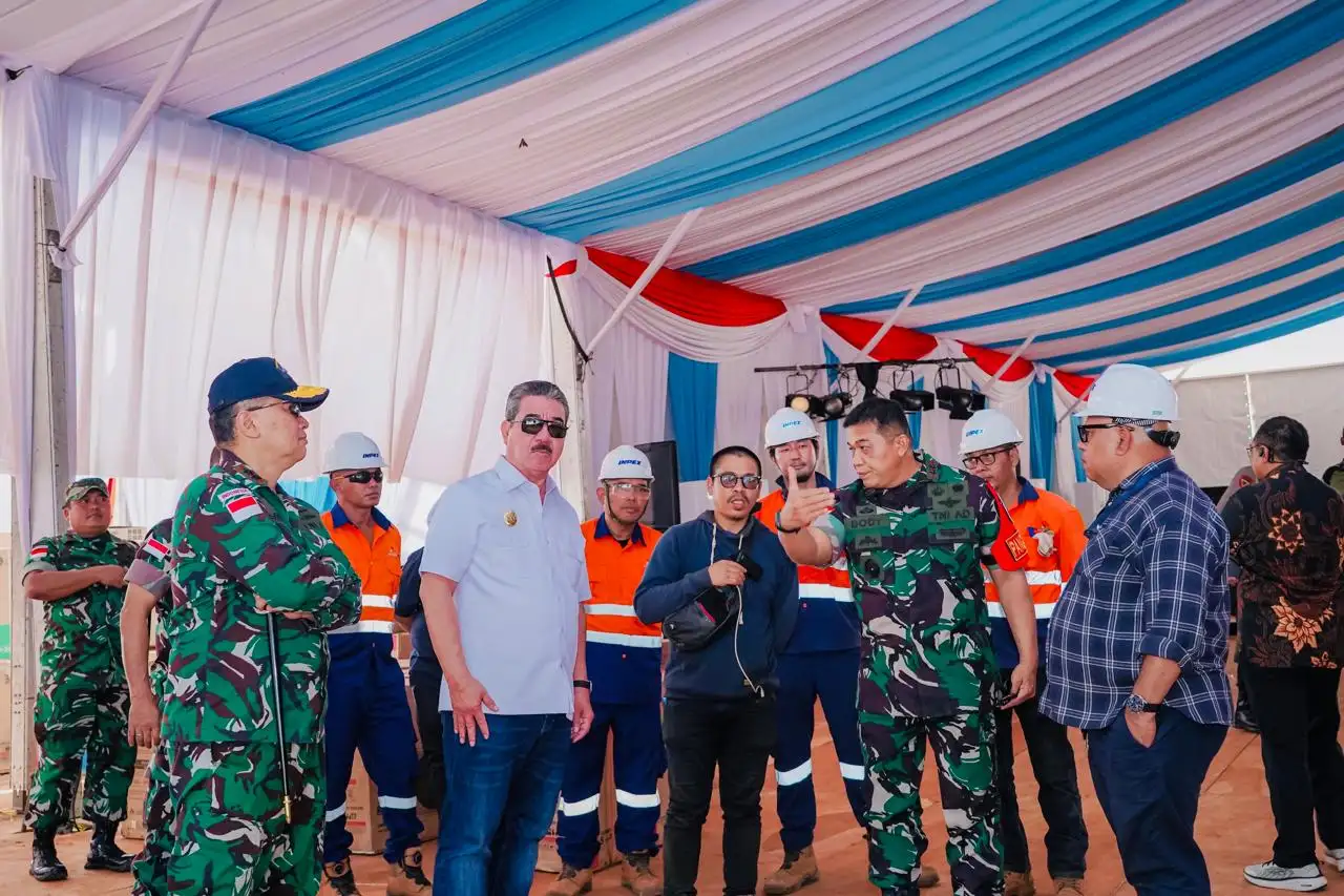 Sambut Kunker Presiden Pangdam Pattimura Percepat Pembangunan Heliped Lermatang