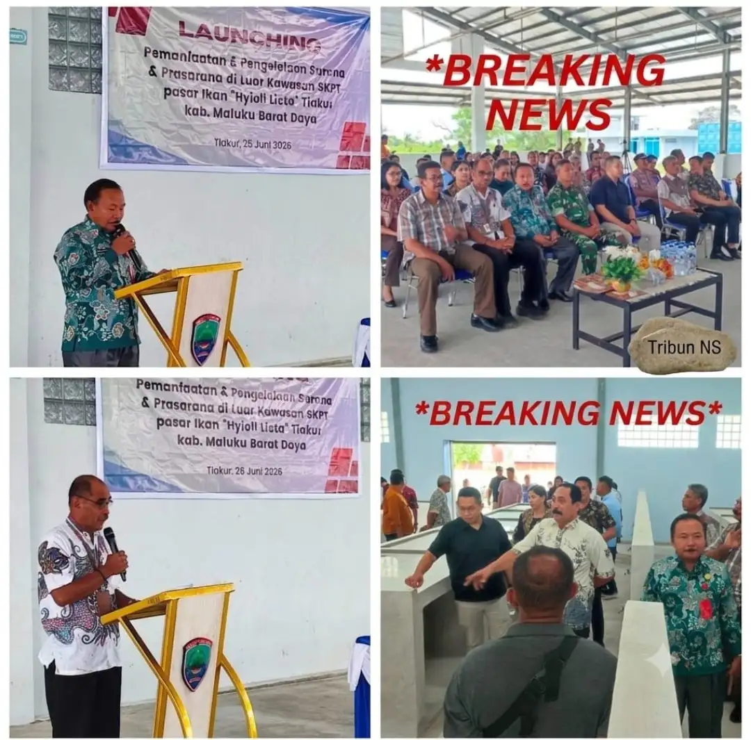 LAUNCHING PASAR IKAN HNYIOLI LIETA, ERA BARU PERIKANAN MBD RESMI DIMULAI