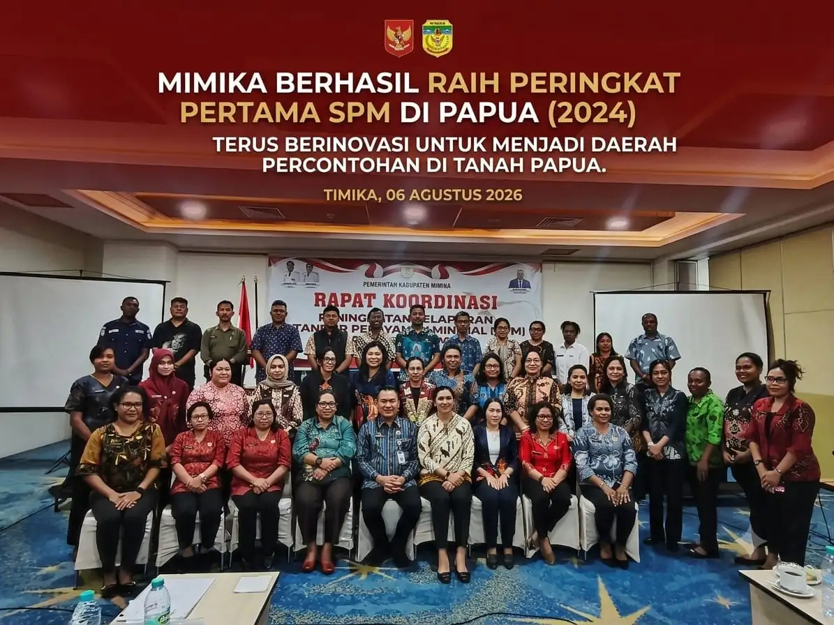MIMIKA PERKUAT PENERAPAN STANDAR PELAYANAN MINIMAL, DITARGETKAN MENJADI YANG TERBAIK DI TANAH PAPUA