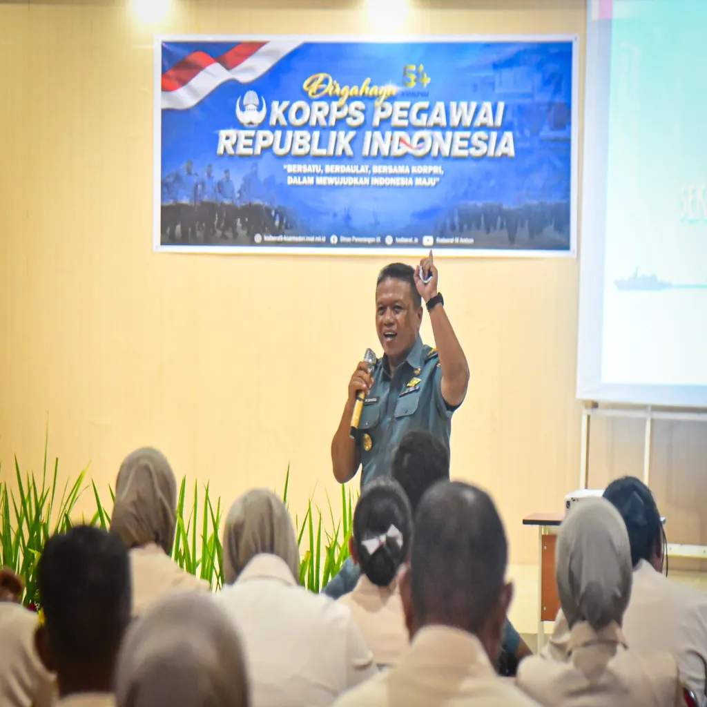 KODAERAL IX GELAR PENYULUHAN HUKUM BAGI ASN KODAERAL IX, DALAM RANGKA HUT KORPRI KE-54 TA 2025