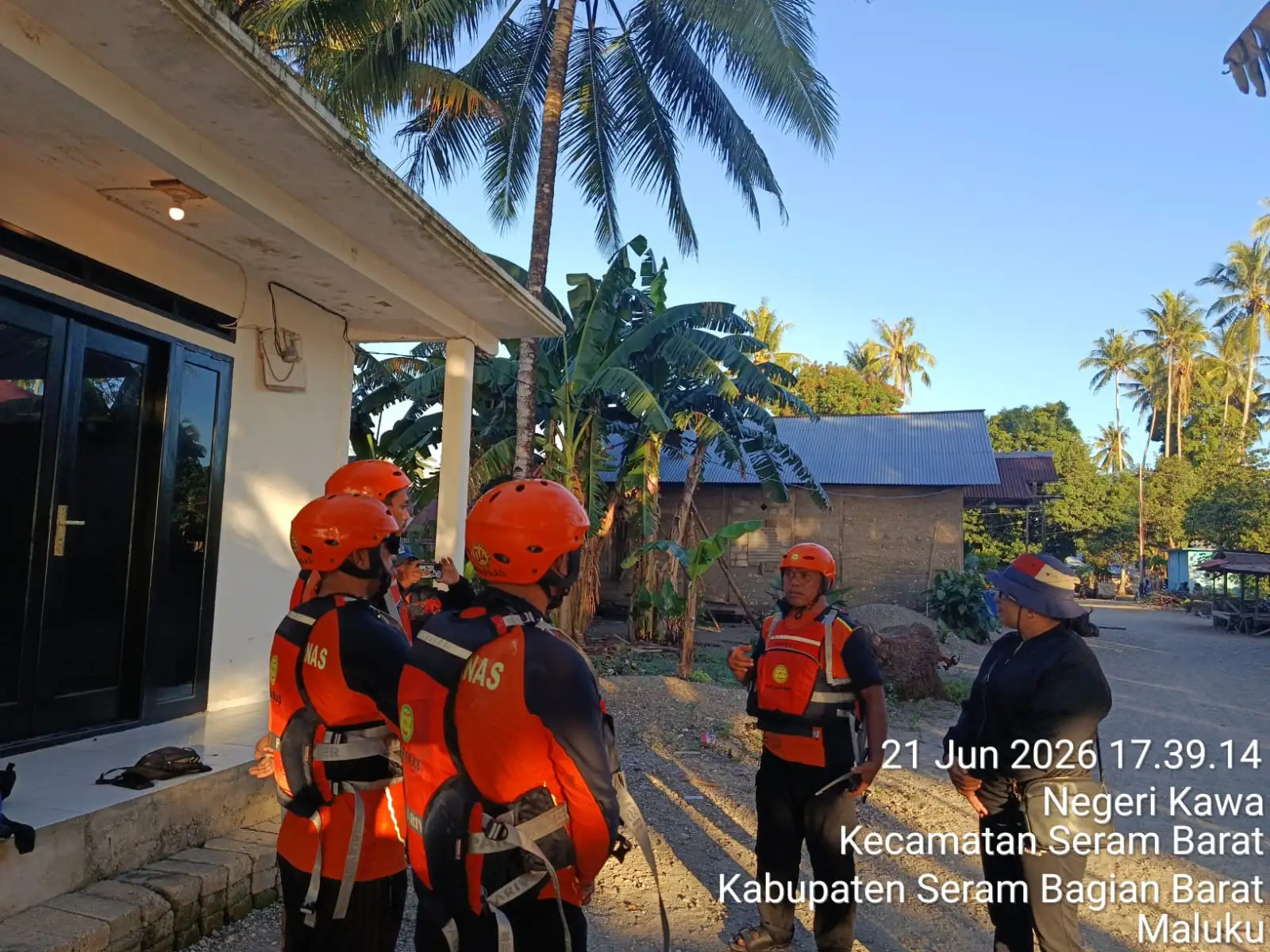 Hari kedua Operasi SAR, Nelayan asal Desa Kawa, Kabupaten Seram Bagian Barat berhasil ditemukan Tim SAR Gabungan