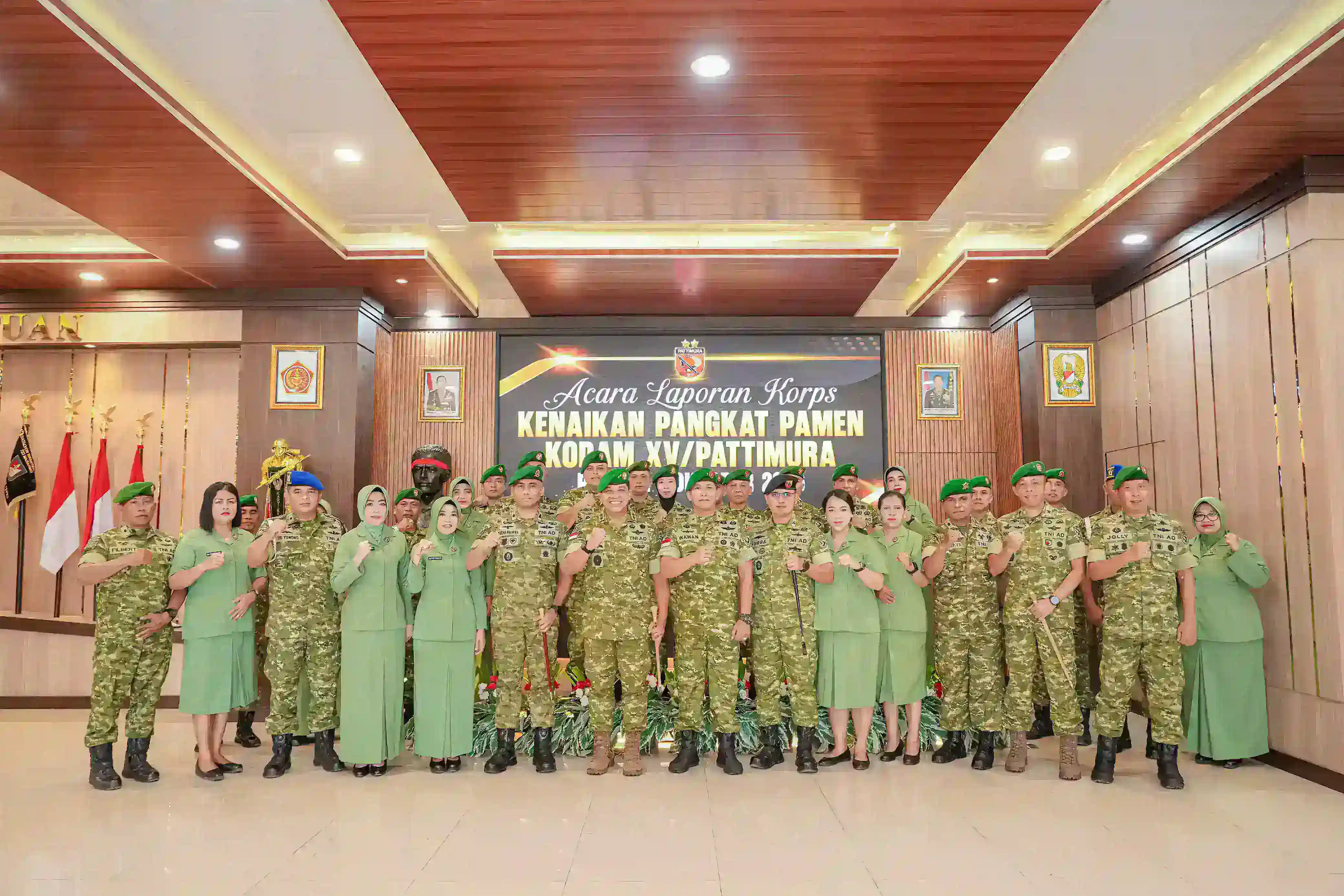 Naik Pangkat, Pangdam Pattimura Pesan Perwira Tingkatkan Kualitas Diri dan Pengabdian