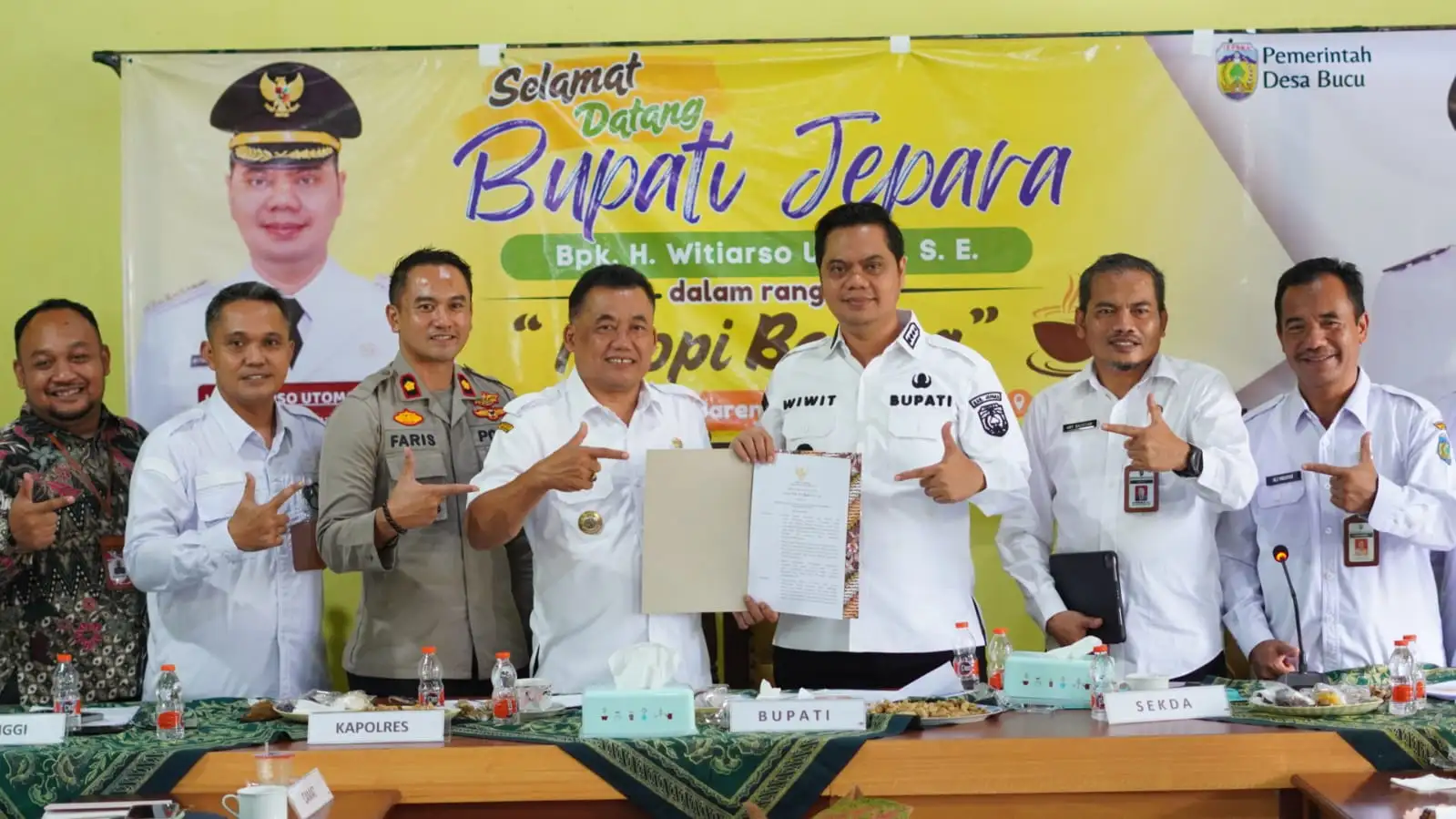 Ngopi Bareng di Desa Bucu, Bupati Jepara Tawarkan Skema Bagi Hasil dan Suntikan Dana Infrastruktur