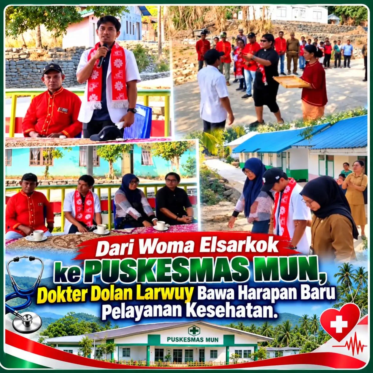 Dari Woma Elsarkok ke Puskesmas Mun, Dokter Dolan Larwuy Bawa Harapan Baru Pelayanan Kesehatan