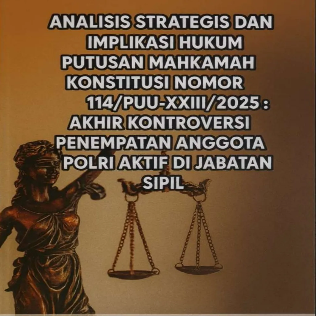 MK Tegaskan Polisi Aktif Tak Boleh Isi Jabatan Sipil, Pemerintah Siapkan Transisi Penarikan 3.698 Personel