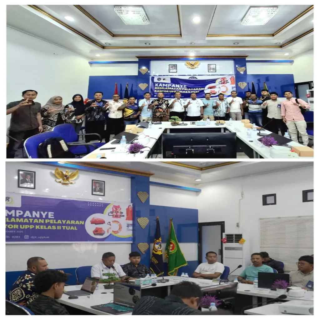UPP Kelas II Tual Gelar Kampanye Keselamatan Pelayaran Jelang Nataru 2025/2026