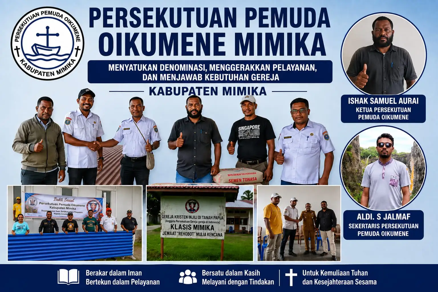 PERSEKUTUAN PEMUDA OIKUMENE MIMIKA: MENYATUKAN DENOMINASI, MENGGERAKKAN PELAYANAN, DAN MENJAWAB KEBUTUHAN GEREJA