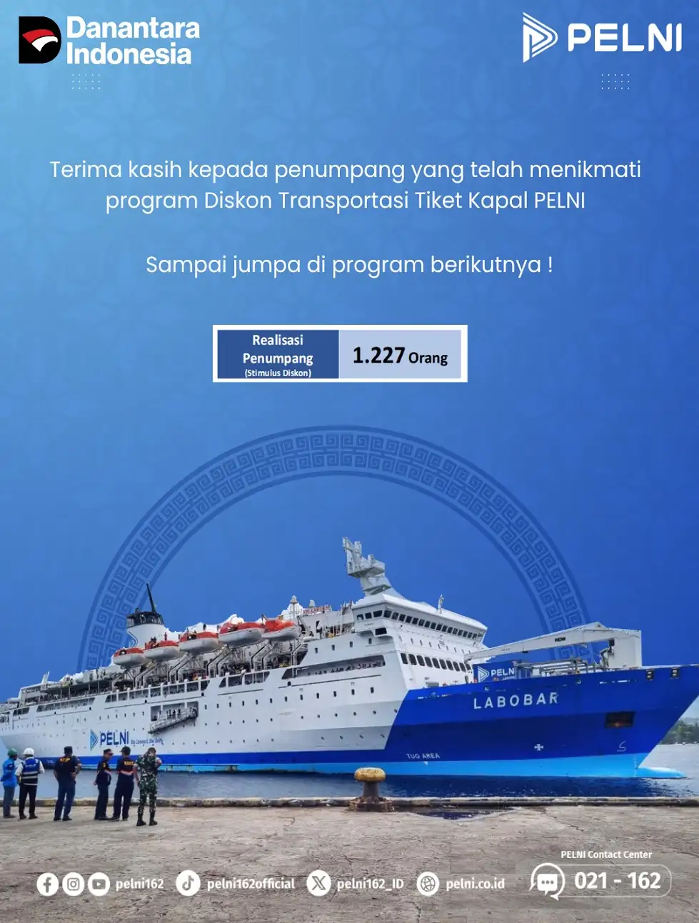 PELNI Tual Sukses Layani Angkutan Lebaran 2026, Angkut 8.314 Penumpang