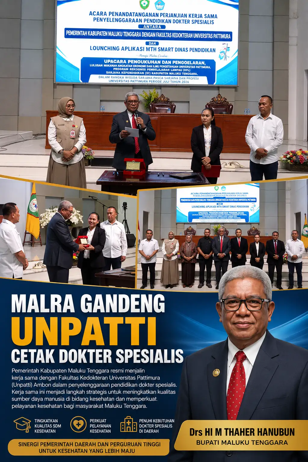 Malra Gandeng Unpatti Cetak Dokter Spesialis