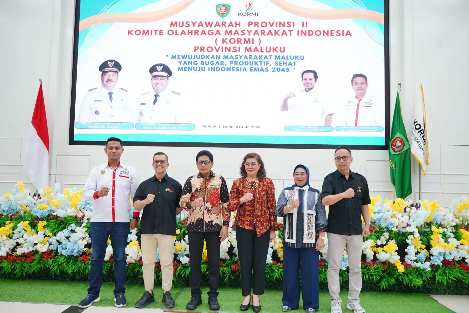 KORMI Maluku Gelar Musprov II, Gubernur Tegaskan Olahraga Masyarakat Sebagai Motor Peningkatan Kualitas Hidup Menuju Indonesia Emas 2045