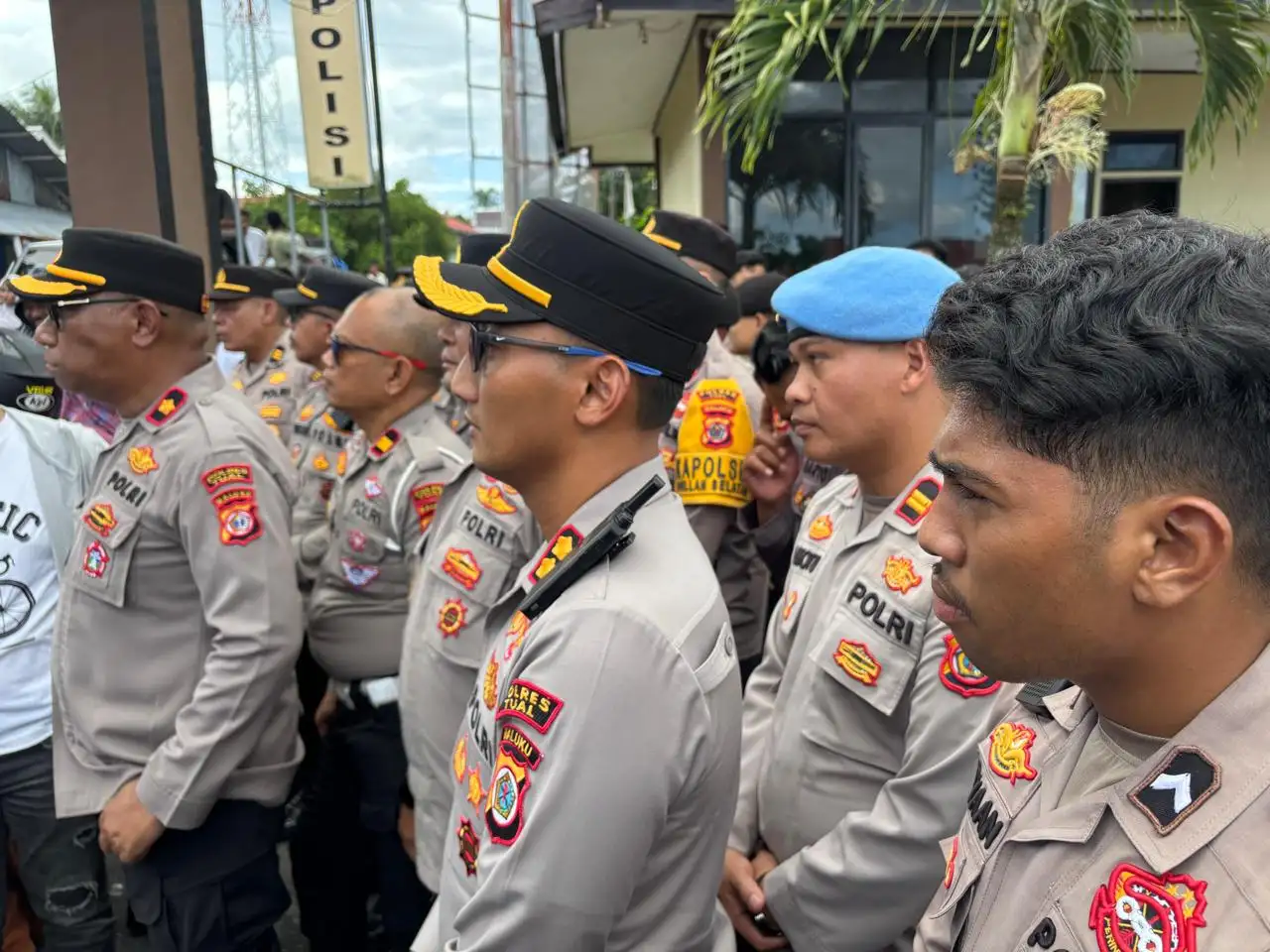 Kapolres Tual Turun Langsung Amankan Demo, Massa Tuntut Keadilan untuk Arianto Tawakal