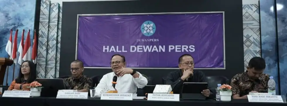 DEWAN PERS DORONG PERLINDUNGAN HAK CIPTA KARYA JURNALISTIK, PLATFORM DIGITAL DAN AI DIMINTA BERBAGI NILAI EKONOMI