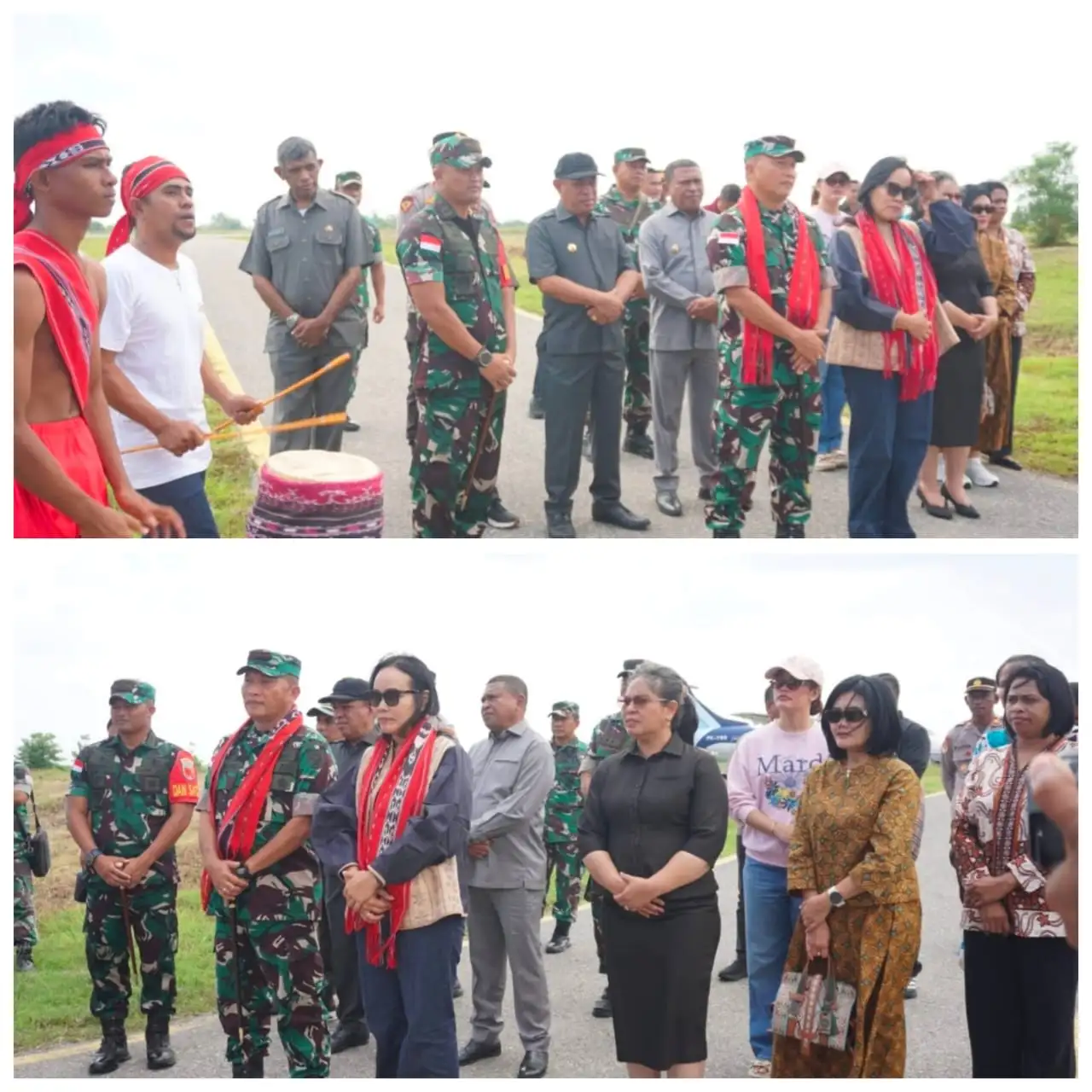 KUNJUNGAN PERDANA KE PULAU MOA, DANREM 151/BINAIYA TINJAU LANGSUNG PROGRAM UNGGULAN TNI DI MALUKU BARAT DAYA